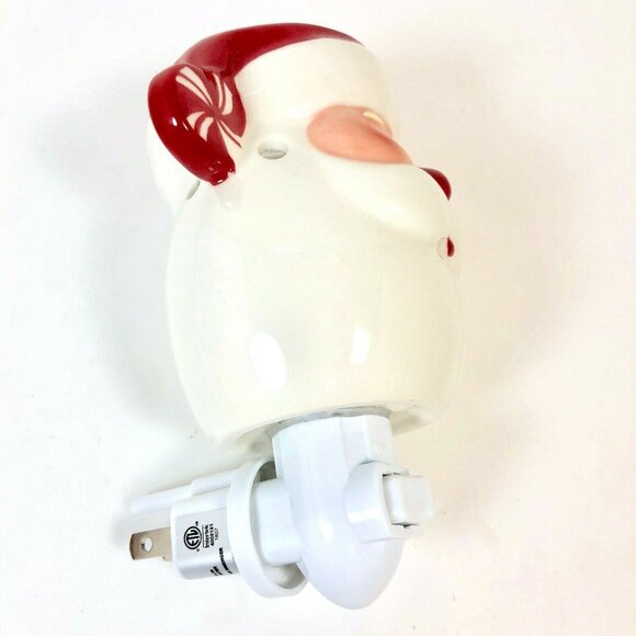 Tuscany Candle Outlet Warmer Christmas Santa Claus Night Light Plug In - Picture 8 of 12